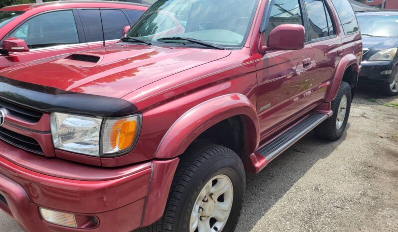 
								2002 Toyota 4runner SR5 4×4 4wd 3.4 6cyl full									